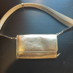 Michael Kors Metallic Gold Purse